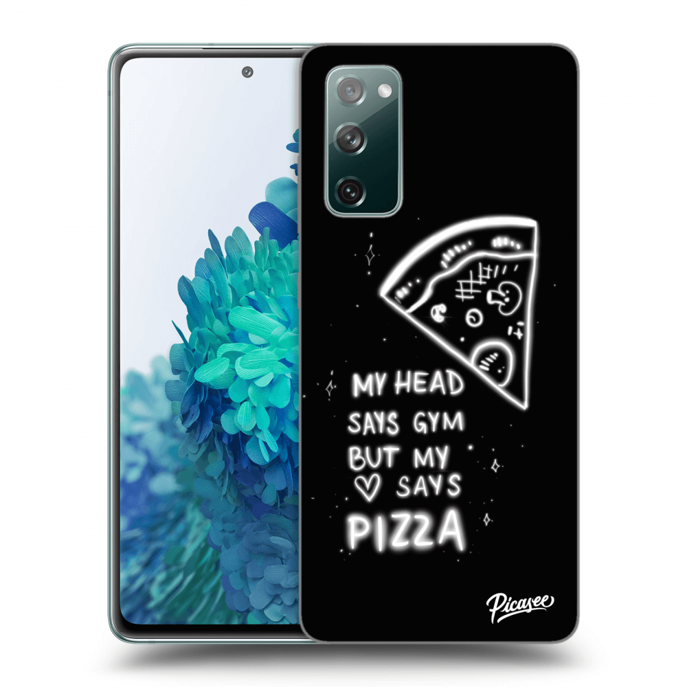 Picasee silikónový čierny obal pre Samsung Galaxy S20 FE - Pizza