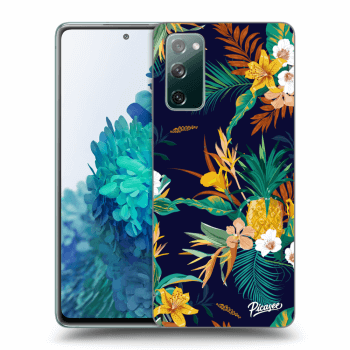 Picasee silikónový prehľadný obal pre Samsung Galaxy S20 FE - Pineapple Color