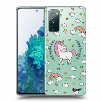 Picasee silikónový prehľadný obal pre Samsung Galaxy S20 FE - Unicorn star heaven