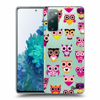 Picasee silikónový prehľadný obal pre Samsung Galaxy S20 FE - Owls