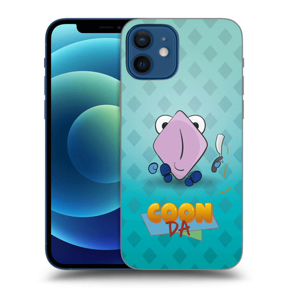 Picasee silikónový čierny obal pre Apple iPhone 12 - COONDA holátko - světlá