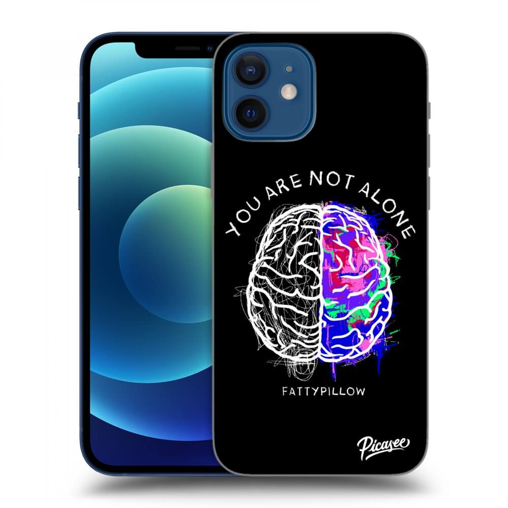 Picasee ULTIMATE CASE pro Apple iPhone 12 - Brain - White