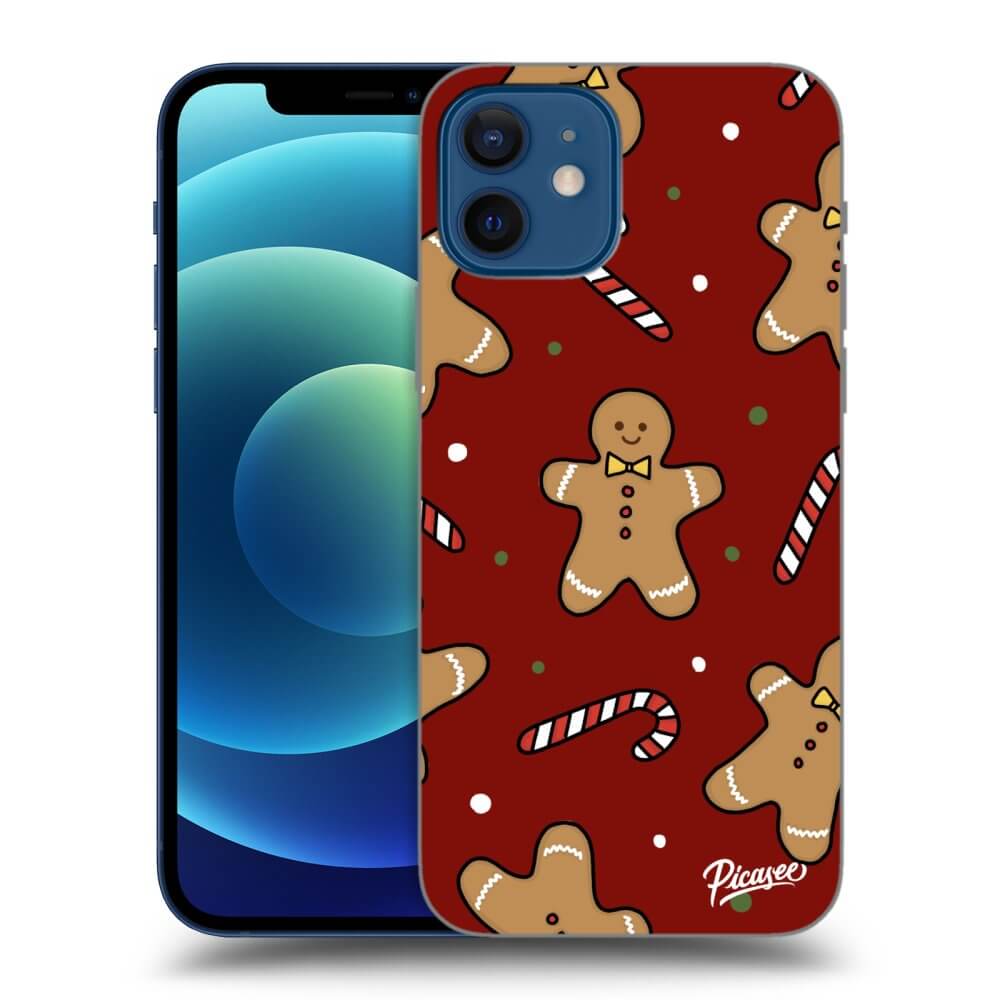 Picasee silikónový prehľadný obal pre Apple iPhone 12 - Gingerbread 2