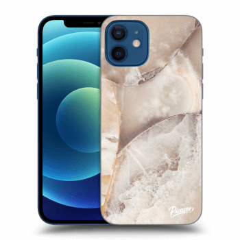 Obal pre Apple iPhone 12 - Cream marble