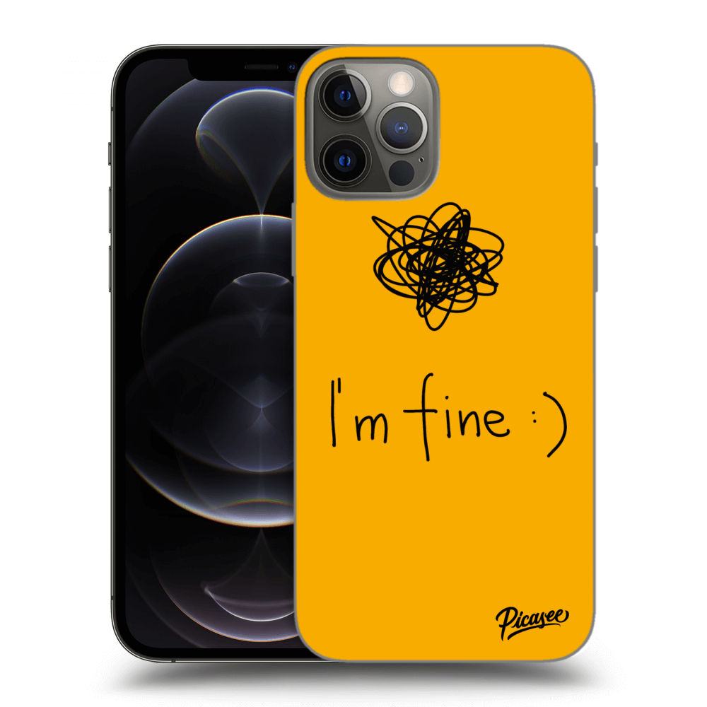 Picasee ULTIMATE CASE pro Apple iPhone 12 Pro - I am fine