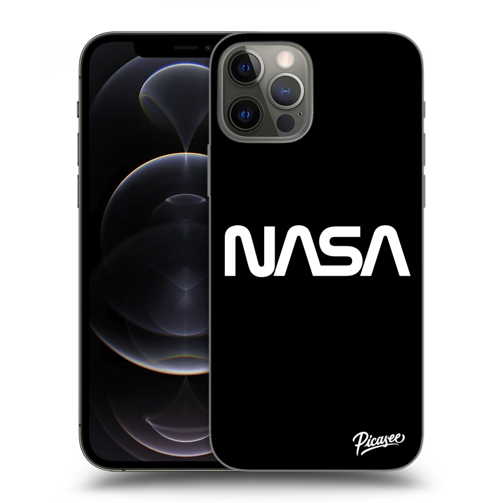 Picasee silikónový čierny obal pre Apple iPhone 12 Pro - NASA Basic