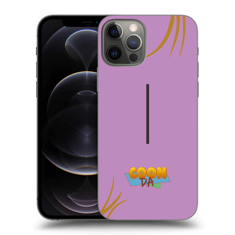 Picasee silikónový čierny obal pre Apple iPhone 12 Pro - COONDA růžovka
