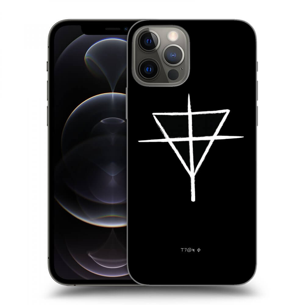 Picasee silikónový čierny obal pre Apple iPhone 12 Pro - ONEMANSHOW THE GAME