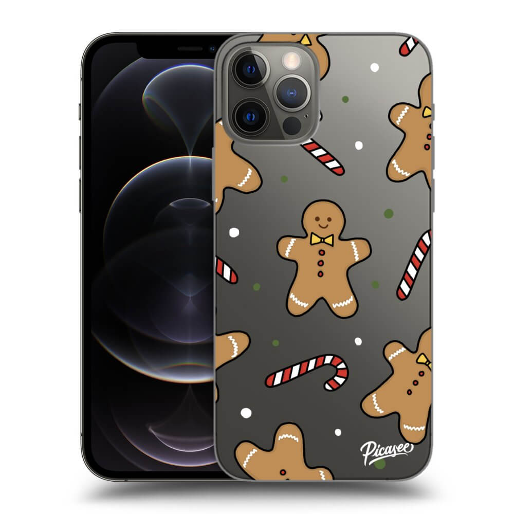 Picasee silikónový prehľadný obal pre Apple iPhone 12 Pro - Gingerbread