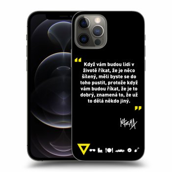 Picasee ULTIMATE CASE MagSafe pro Apple iPhone 12 Pro - Kazma - MĚLI BYSTE SE DO TOHO PUSTIT