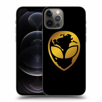 Obal pre Apple iPhone 12 Pro - EARTH - Gold Alien 3.0