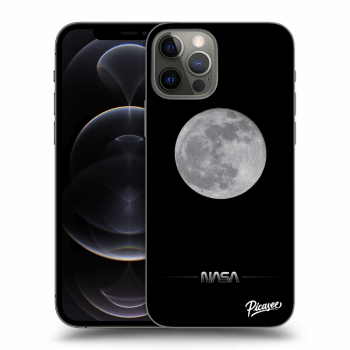 Picasee silikónový prehľadný obal pre Apple iPhone 12 Pro - Moon Minimal