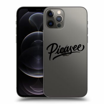 Picasee silikónový prehľadný obal pre Apple iPhone 12 Pro - Picasee - black