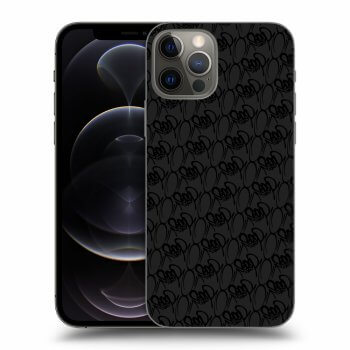 Picasee silikónový čierny obal pre Apple iPhone 12 Pro - Separ - Black On Black 2