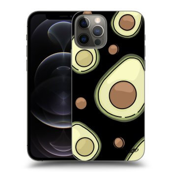Picasee silikónový čierny obal pre Apple iPhone 12 Pro - Avocado