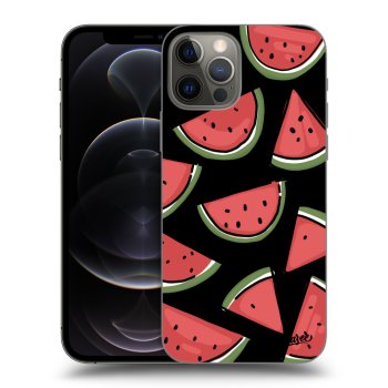 Picasee silikónový čierny obal pre Apple iPhone 12 Pro - Melone