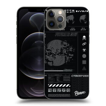 Picasee silikónový čierny obal pre Apple iPhone 12 Pro - FUTURE