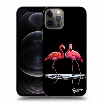 Picasee ULTIMATE CASE pro Apple iPhone 12 Pro - Flamingos couple