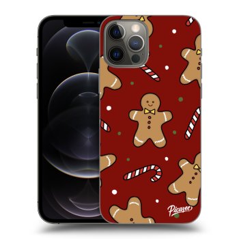 Picasee silikónový prehľadný obal pre Apple iPhone 12 Pro - Gingerbread 2