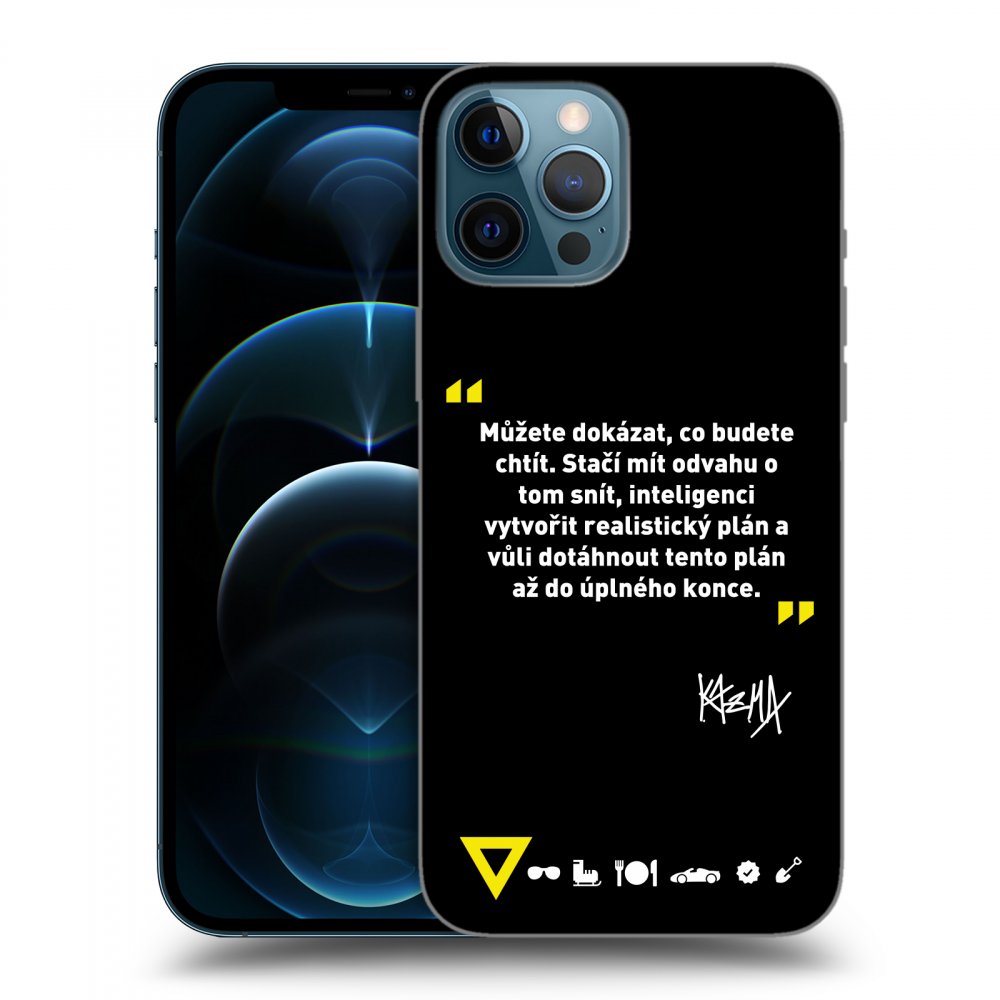 Picasee ULTIMATE CASE pro Apple iPhone 12 Pro Max - Kazma - MŮŽETE DOKÁZAT, CO BUDETE CHTÍT