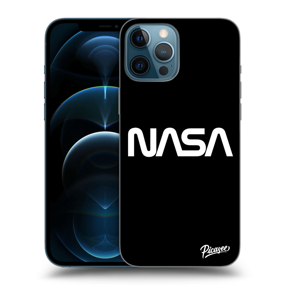 Picasee silikónový čierny obal pre Apple iPhone 12 Pro Max - NASA Basic