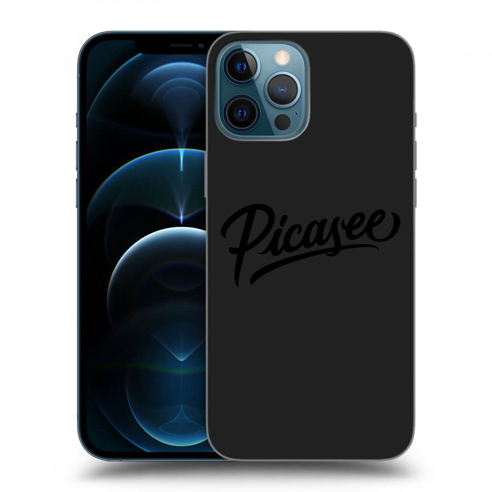 Picasee silikónový čierny obal pre Apple iPhone 12 Pro Max - Picasee - black