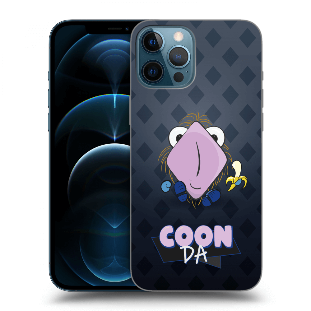 Picasee silikónový prehľadný obal pre Apple iPhone 12 Pro Max - COONDA chlupatka - tmavá