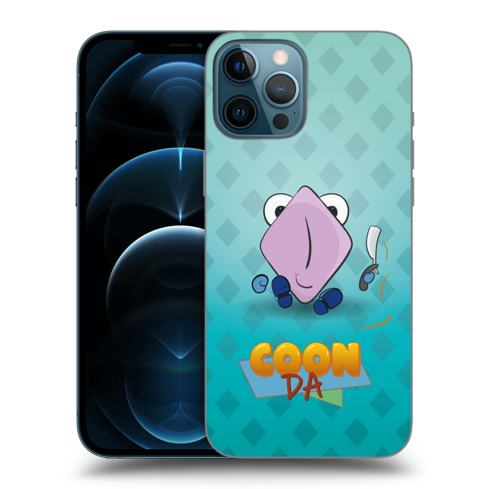 Picasee silikónový čierny obal pre Apple iPhone 12 Pro Max - COONDA holátko - světlá
