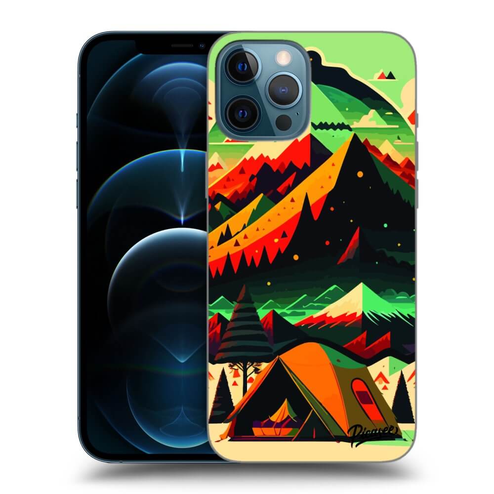 Picasee silikónový čierny obal pre Apple iPhone 12 Pro Max - Montreal