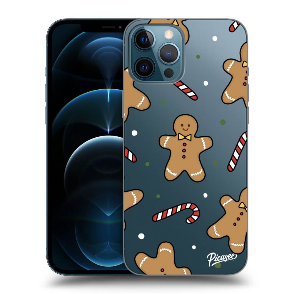 Picasee silikónový prehľadný obal pre Apple iPhone 12 Pro Max - Gingerbread