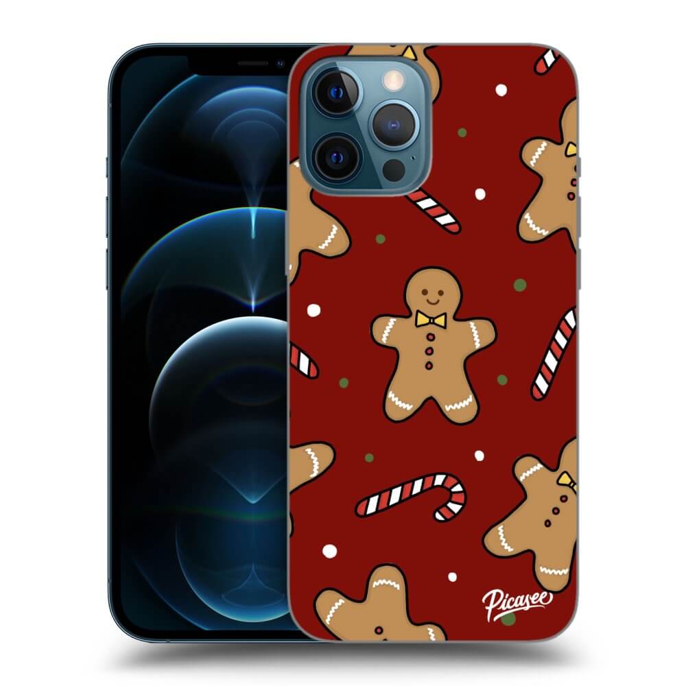 Picasee silikónový prehľadný obal pre Apple iPhone 12 Pro Max - Gingerbread 2