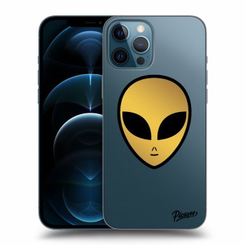 Picasee silikónový prehľadný obal pre Apple iPhone 12 Pro Max - Earth - Alien
