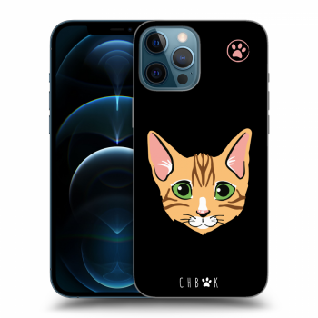 Picasee silikónový prehľadný obal pre Apple iPhone 12 Pro Max - Chybí mi kočky - Černá