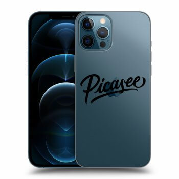 Picasee silikónový prehľadný obal pre Apple iPhone 12 Pro Max - Picasee - black
