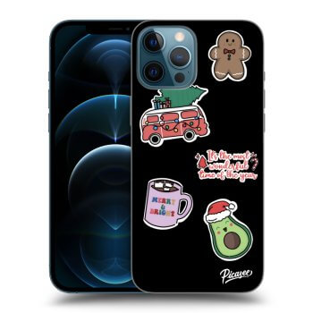 Obal pre Apple iPhone 12 Pro Max - Christmas Stickers