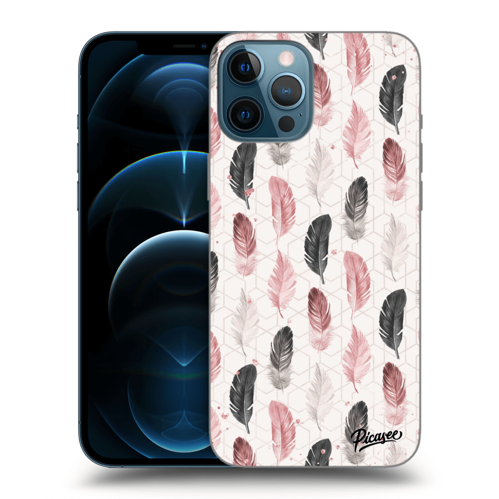 Picasee silikónový prehľadný obal pre Apple iPhone 12 Pro Max - Pírka 2