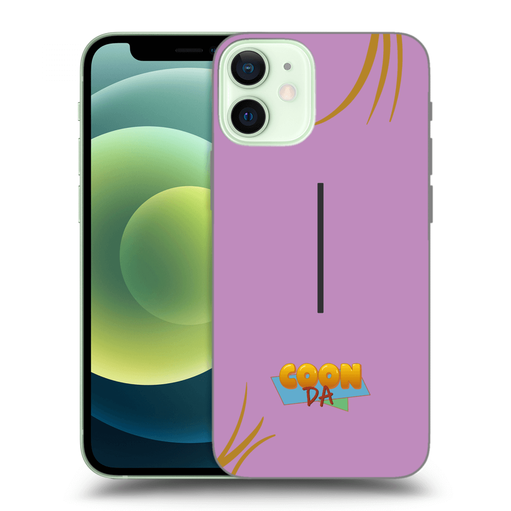 Picasee silikónový čierny obal pre Apple iPhone 12 mini - COONDA růžovka