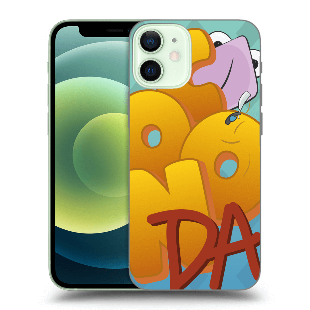 Picasee silikónový čierny obal pre Apple iPhone 12 mini - Obří COONDA