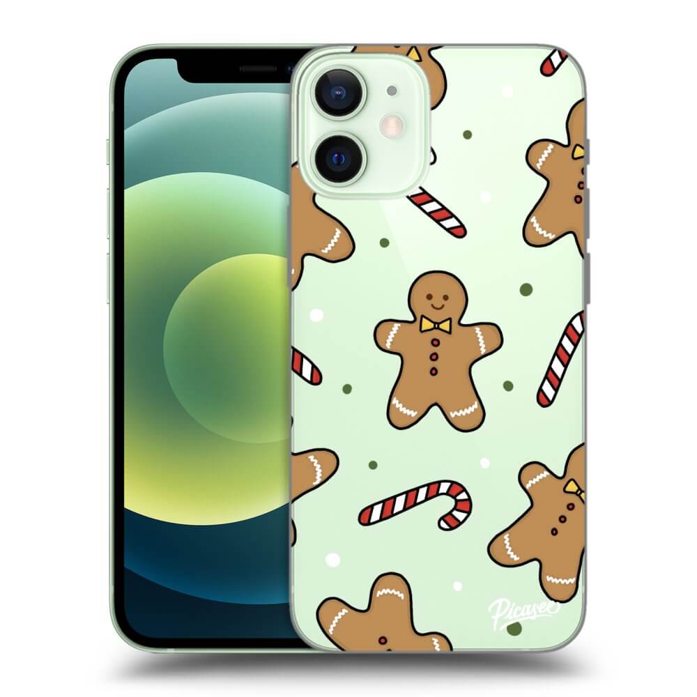 Picasee silikónový prehľadný obal pre Apple iPhone 12 mini - Gingerbread
