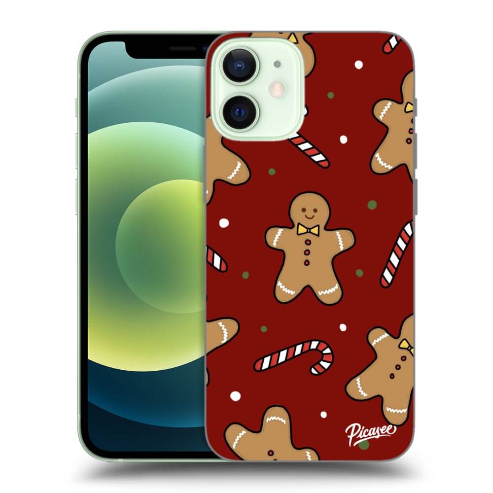 Picasee silikónový prehľadný obal pre Apple iPhone 12 mini - Gingerbread 2