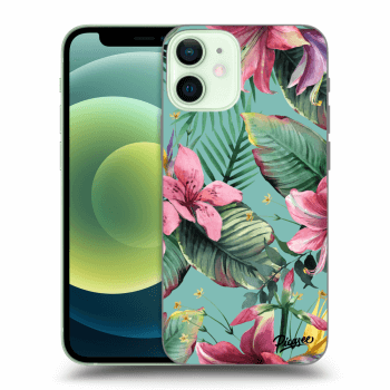 Picasee silikónový čierny obal pre Apple iPhone 12 mini - Hawaii
