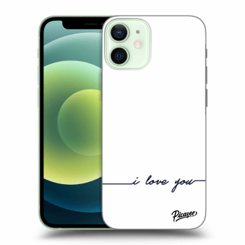 Picasee ULTIMATE CASE pro Apple iPhone 12 mini - I love you