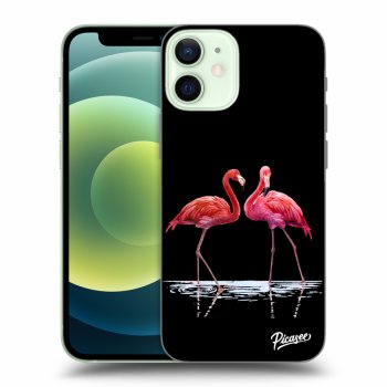Picasee ULTIMATE CASE pro Apple iPhone 12 mini - Flamingos couple