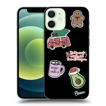 Obal pre Apple iPhone 12 mini - Christmas Stickers
