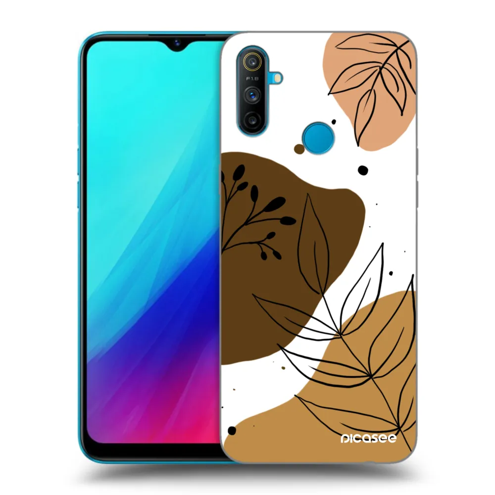 Picasee silikónový čierny obal pre Realme C3 - Boho style