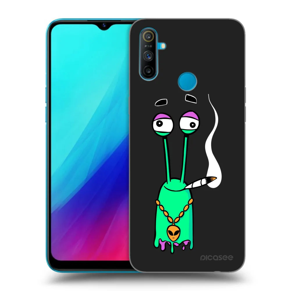Picasee silikónový čierny obal pre Realme C3 - Earth - Sám doma