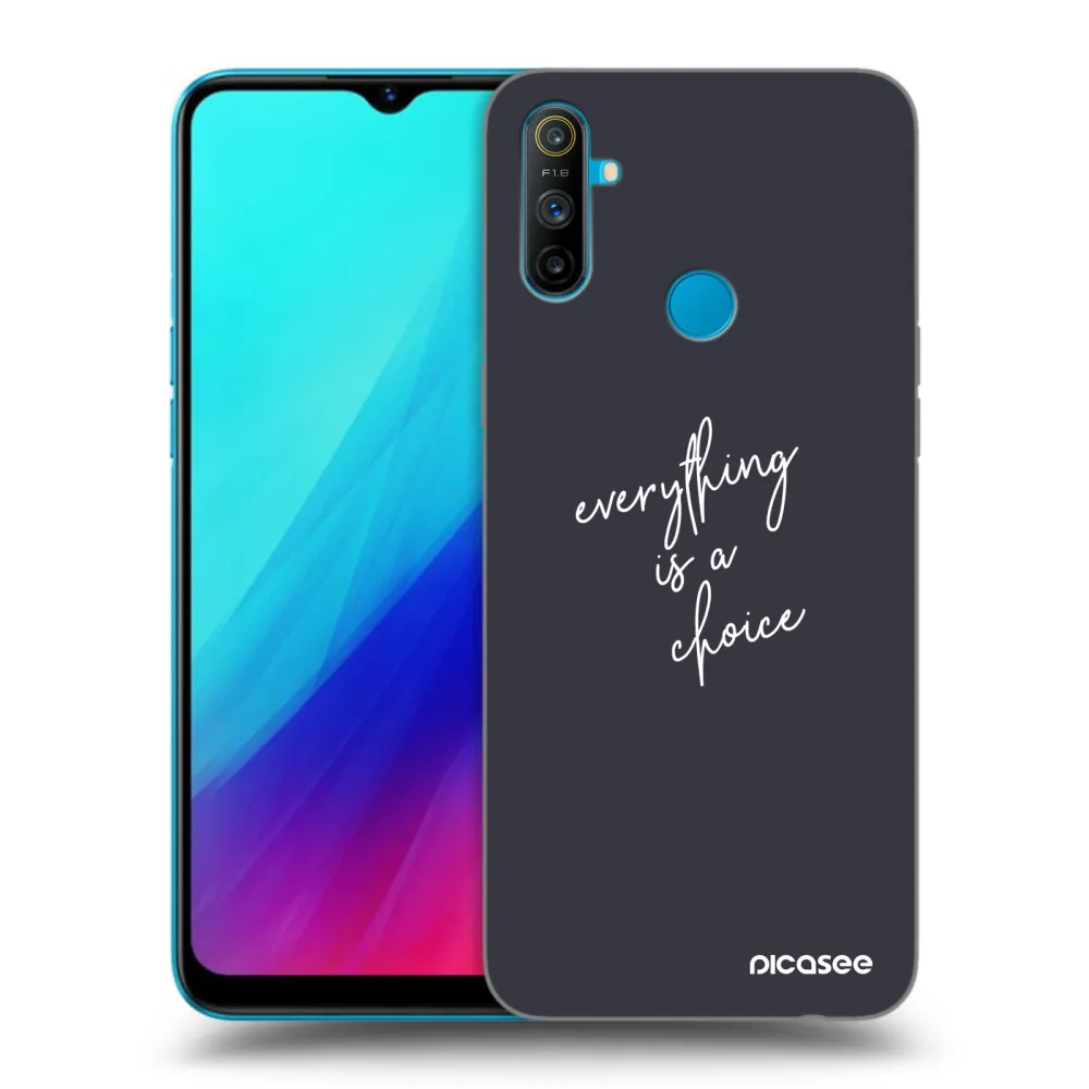 Picasee silikónový čierny obal pre Realme C3 - Všetko je na tebe