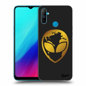 Obal pre Realme C3 - EARTH - Gold Alien 3.0