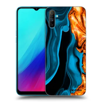 Obal pre Realme C3 - Gold blue