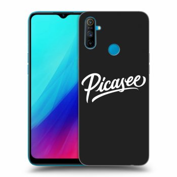 Obal pre Realme C3 - Picasee - old logo - white